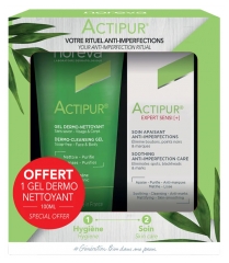 Noreva Actipur Expert Sensi[+] Soin Apaisant Anti-Imperfections 30 ml + Gel Dermo-Nettoyant 100 ml Offert