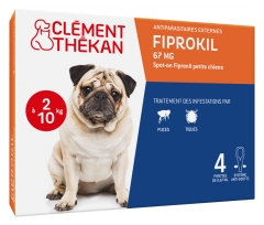 Clément Thékan 67 mg Małe psy 4 Pipety