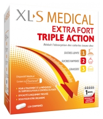 XLS Medical Extra Strength Triple Action 120 Compresse