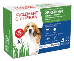 Clément Thékan Perfikan 134mg/1200mg Medium Dogs 4 Pipettes