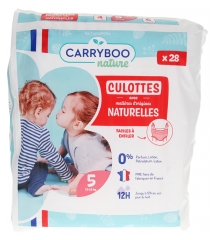 Carryboo Culottes Naturelles 28 Culottes Taille 5 (12-18 kg)