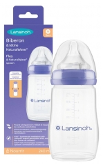 Lansinoh Natural Wave Baby Bottle 3 Months and + 240 ml