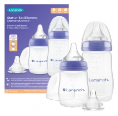 Set de pornire Lansinoh Natural Wave Biberoane &amp; Suzete