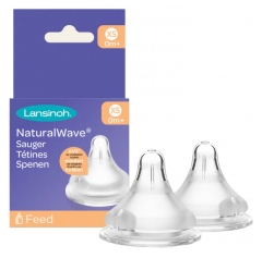 Lansinoh Natural Wave 2 Teats 0 Months and up