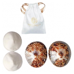 Coquillages D'allaitement Baby Shell Taille XL – En Nacre Naturelle – Pour Crevasses Et Sensibilité – Fabriqué En France - 4