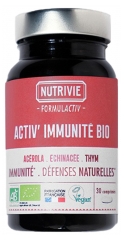 Nutrivie Activ'Immunity Organic 30 Tablets