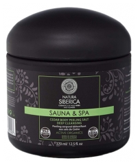 Natura Siberica Sauna & Spa Peeling Corporel Détoxifiant aux Sels de Cèdre 370 ml