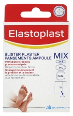 Elastoplast Opatrunki Gipsowe na Pęcherze Ampułka Mix Opakowanie 6 Opatrunków