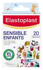 Elastoplast Medicazione Sensibile per Bambini 20 Medicazioni 2 Misure