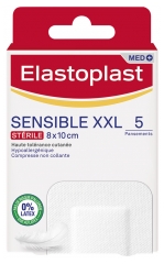 Elastoplast Sensitive Dressing XXL Sterylny 5 Opatrunków