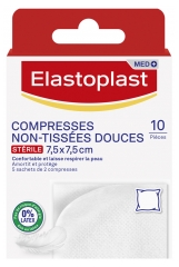 Elastoplast Bl&oslash;de Non-V&aelig;vede Kompresser 7,5 cm x 7,5 cm 10 Kompresser