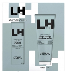 Lierac Homme Global Anti-Aging Fluid 50 ml + Gratis żel pod Prysznic 200 ml