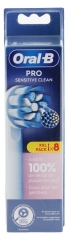 Oral-B Pro Sensitive Clean 8 Spare Brushes