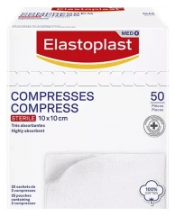Elastoplast 50 Compresses Stériles 10 x 10 cm