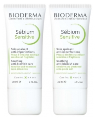 Bioderma Sébium Sensitive Soothing Anti-Blemish Care 2 x 30ml