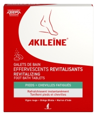 Akileïne Revitalizing Effervescent Bath Pebbles 6 Pebbles