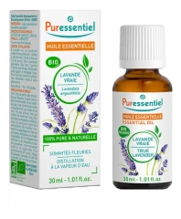 Ulei Esențial de Lavandă Adevărată (Lavandula augustifolia) Bio Puressentiel 30 ml