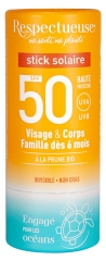 Respectueuse Sonnenschutzstift SPF50 18 g