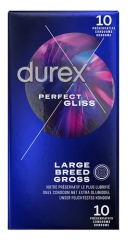 Durex Perfect Gliss Extra Lubrication 10 Condoms