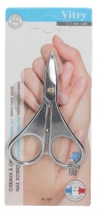 Vitry Nail Scissors Curved Blades Stealth Stainless Steel