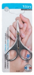 Vitry Skin Scissors Curved Blades Stealth Stainless Steel