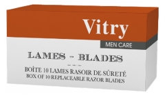 Vitry Men Care 10 Lames pour Rasoir de Sûreté