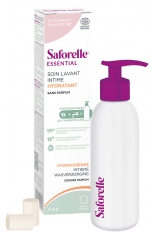 Saforelle Hydrating Intimvask Kit til Genopfyldning med 1 Flaske + 2 St&aelig;nger