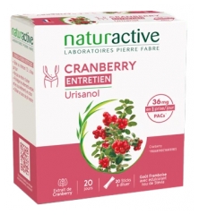 Naturactive Urisanol Cranberry Entretien 20 Sticks