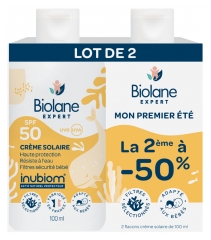 Biolane Expert Crème Solaire SPF50 Lot de 2 x 100 ml