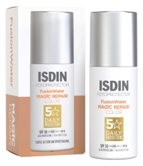 Isdin Fotoprotector Fusion Water Magic Repair Color Crème Solaire Teintée SPF50 50 ml