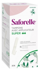 Saforelle Cotone Protect 14 Super Pads con Applicatore