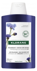 Klorane Antiamarilleo - Cabello Gris, Rubio Champú de Centaurea Bio 200 ml