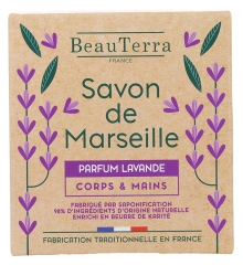BeauTerra Jabón de Marsella Sólido Lavanda 100 g