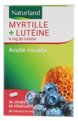 Naturland Mustikka + Luteiini 60 V&eacute;g&eacute;caps