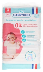 Carryboo Pannolini Ecologici Fantasia 54 Pannolini Taglia 3 (4-9 kg)