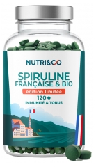 Nutri&amp;Co Spirulina Org&acirc;nica 120 Comprimidos