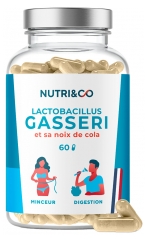 Nutri&amp;Co Lactobacillus Gasseri and its Cola Nut 60 Capsules