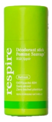 Respire Déodorant Stick Pomme Sauvage Format Carton Bio 50 g