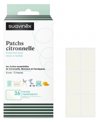 Suavinex Patchs à la Citronnelle 36 Patchs Transparents