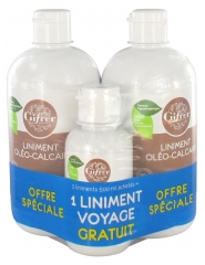 Gifrer Stabiliserad Ol&eacute;o-kalk Liniment F&ouml;rpackning med 2 x 500 ml + 1 Reseliniment 100 ml Erbjuds