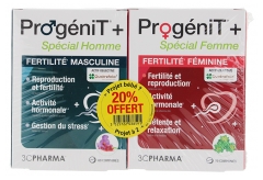 3C Pharma ProgéniT+ 60 Tablets for Men + 60 Tablets for Women