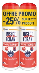 Insect Ecran atbaidomasis pur&scaron;kalas nuo uodų odai, specialiai tropikams, 2 x 75 ml rinkinys, specialus pasiūlymas