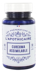 Les Préparations de l'Apothicaire Assimilable Turmeric 40 Capsules