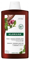 Klorane Strength - Tired Hair & Fall Shampoo with Quinine and Edelweiss Organic 400ml