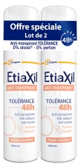 Etiaxil Anti-Perspirant 48H Tolerance Lot of 2 x 150 ml