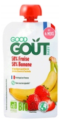 Good Goût Banana Alla Fragola di 4 Mesi Biologico 120 g