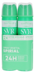 SVR Spirial Spray Végétal Dezodorant Przeciw Wilgoci 48H Lot 2 x 75 ml