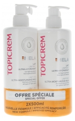 Topicrem MELA Lait Unifiant Ultra-Hydratant Lot de 2 x 500 ml