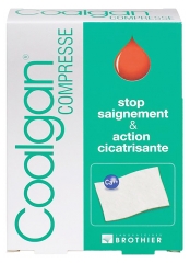 Coalgan Stop Saignement &amp; Action Cicatrisante 5 Compresses Stériles