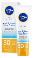 Nivea Sun UV Face Anti-Shine Medium Tint SPF50 50 ml